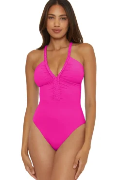 Soluna Plunge|One Pieces-Lake Side One Piece Swimsuit