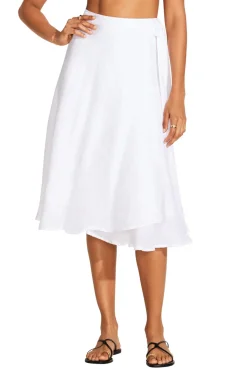Vitamin A Bottoms-Lana Wrap Skirt
