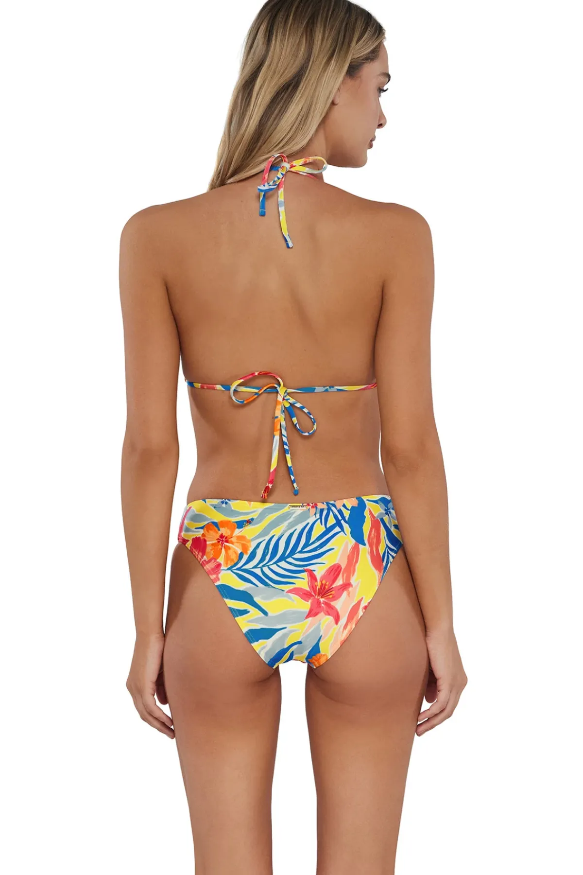 Sunsets Triangle|Halter-Laney Triangle Bikini Top