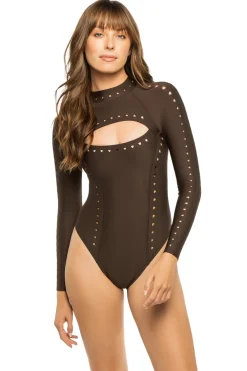 Gigi C Monokini / Cut Out|High Neck-Laurel Surfsuit