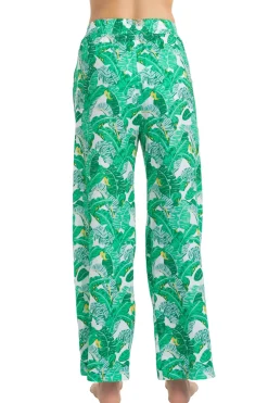 Helen Jon Bottoms-Lauren Banana Palm Pants