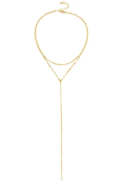 Frill Jewelry-Layered Drop Necklace
