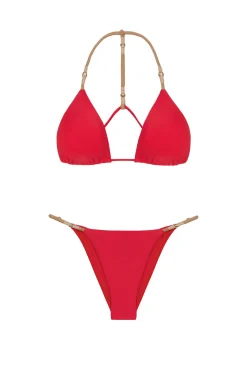 Vix Swimwear High Leg|Brazilian / Cheeky-Layla Tab Side Brazilian Bikini Bottom