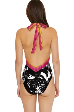 Trina Turk Halter|One Pieces-Lennox Halter One Piece Swimsuit