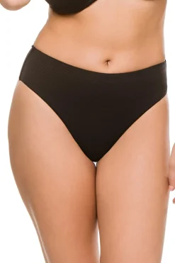 MaxSwim High Waist|Bikinis-Lex Textured High Waist Bottom