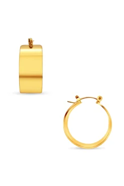 Ellie Vail Jewelry-Lia Wide Hoop Earring