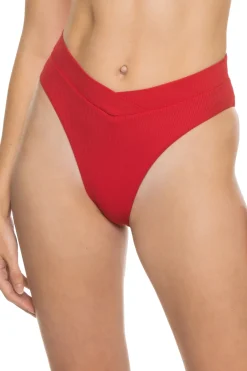 Summerful High Leg|High Waist-Lido Banded High Waist Bikini Bottom