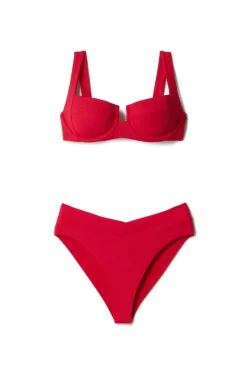 Summerful High Leg|High Waist-Lido Banded High Waist Bikini Bottom