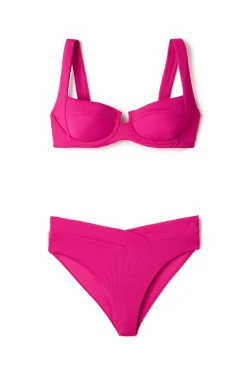 Summerful High Leg|High Waist-Lido Banded High Waist Bikini Bottom