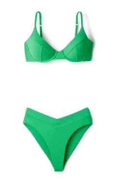 Summerful High Leg|High Waist-Lido Banded High Waist Bikini Bottom