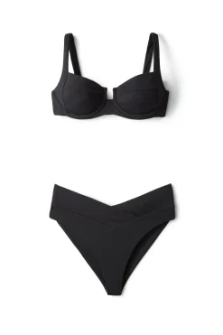Summerful High Leg|High Waist-Lido Banded High Waist Bikini Bottom