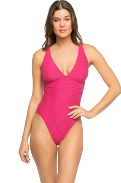 Paula Beachwear Tank|One Pieces-Lily Over The Shoulder One Piece Swimsuit