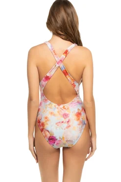 L'Agence Plunge|One Pieces-Lisa Plunge One Piece Swimsuit