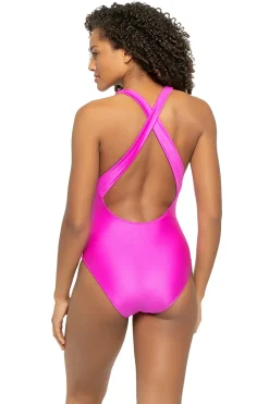 L'Agence Plunge|One Pieces-Lisa Plunge One Piece Swimsuit