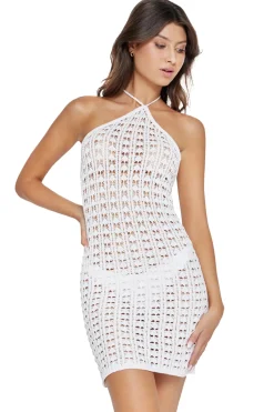 PQ Swim Sundresses-Liv Crochet Mini Dress
