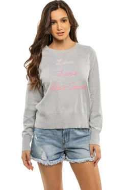 Golden Sun Tops-Live Love West Coast Sweater