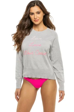 Golden Sun Tops-Live Love West Coast Sweater