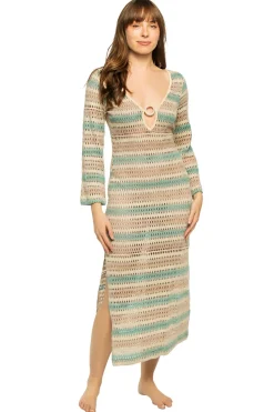 Surf Gypsy Sundresses-Long Sleeve Midi Dress