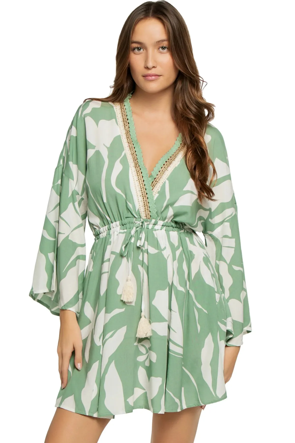 Surf Gypsy Sundresses-Long Sleeve Mini Dress