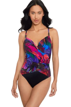 Magicsuit Tank|One Pieces-Louise Surplice One Piece Swimsuit
