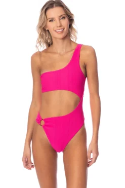 Maaji Monokini / Cut Out|Asymmetrical-Lousie Asymmetrical Reversible One Piece Swimsuit