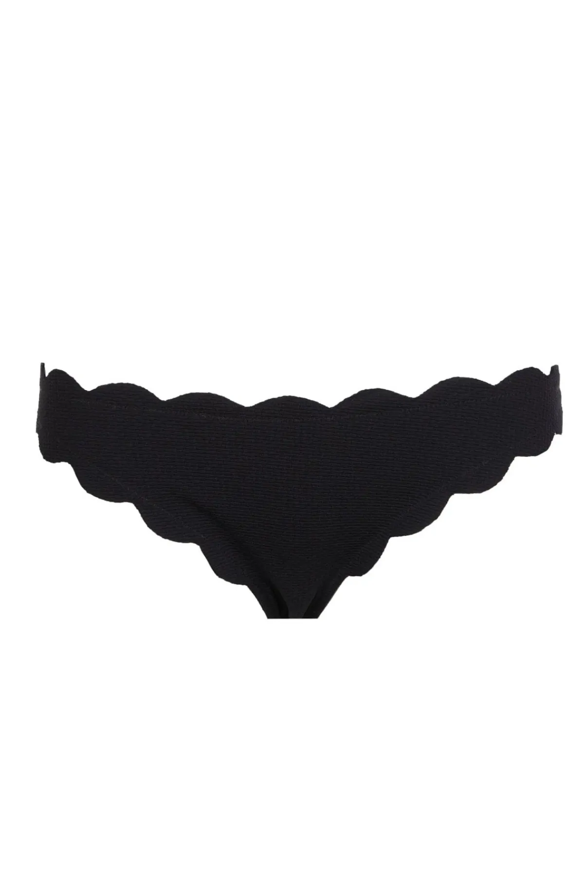Marysia Brazilian / Cheeky|Bikinis-Low-Rise Scalloped Brazilian Bikini Bottom