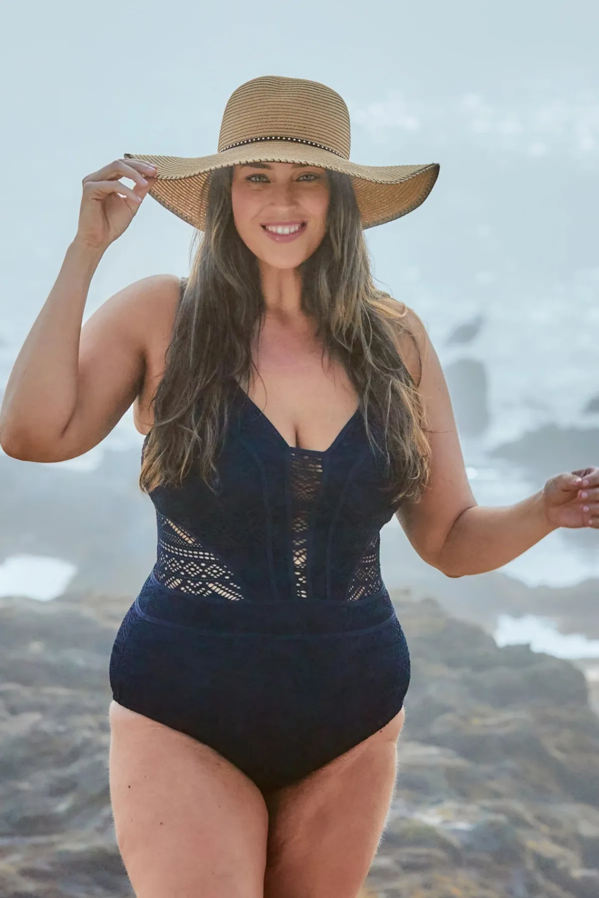 Becca Etc by Rebecca Virtue Plunge|One Pieces-Lucia Plunge One Piece Swimsuit