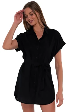 Sunsets Sundresses-Lucia Short Sleeve Mini Dress