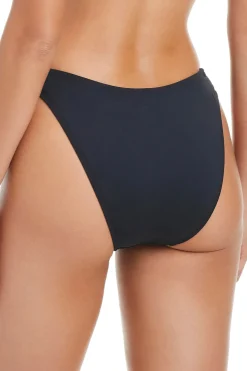 Bleu Rod Beattie High Leg|Hipster-Macrame Tab Side Hipster Bikini Bottom