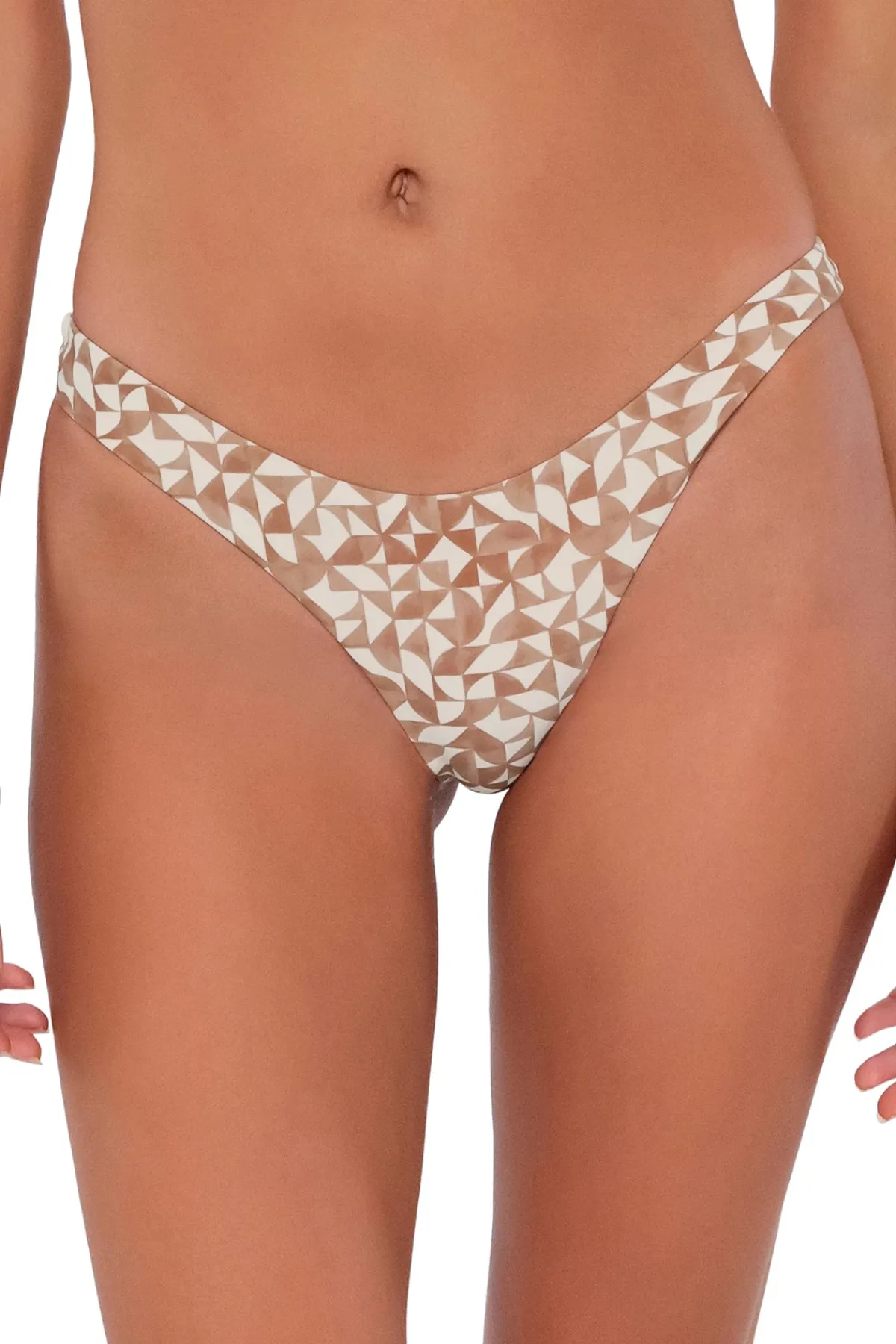 B. Swim High Leg|Brazilian / Cheeky-Maddie Brazilian Bikini Bottom