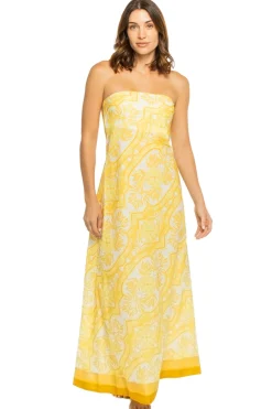 Kivari Sundresses-Strapless Maxi Dress