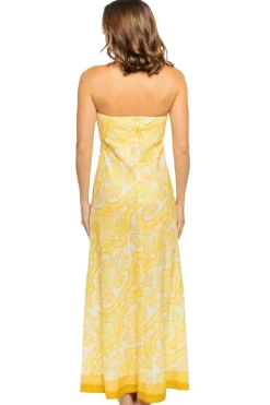 Kivari Sundresses-Strapless Maxi Dress