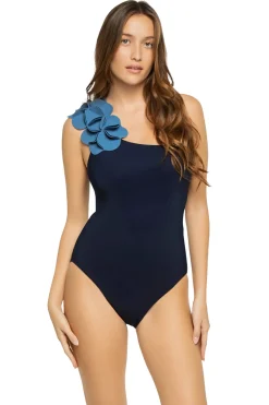 Karla Colletto Asymmetrical|One Pieces-Magnolia Asymmetrical One Piece Swimsuit