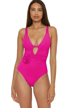 Becca by Rebecca Virtue Plunge|One Pieces-Magnolia One Piece Swimsuit