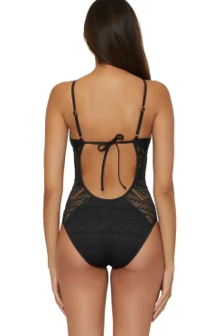 Becca by Rebecca Virtue High Neck|One Pieces-Makayla High Neck One Piece Swimsuit