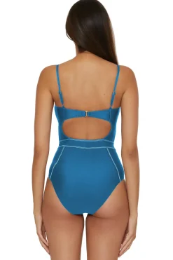 Becca by Rebecca Virtue High Leg|One Pieces-Makenna One Piece Swimsuit