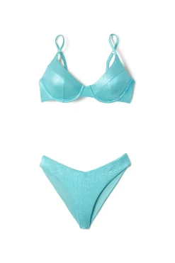 Summerful High Leg|Brazilian / Cheeky-Malibu Brazilian Bikini Bottom