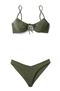 Summerful High Leg|Brazilian / Cheeky-Malibu Brazilian Bikini Bottom