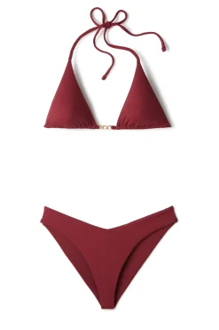 Summerful High Leg|Brazilian / Cheeky-Malibu Brazilian Bikini Bottom