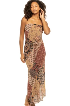 Misa Los Angeles Sundresses-Mariah Strapless Midi Dress