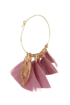Gas Bijoux Jewelry-Marly Feather Earrings