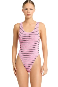 Bond-Eye High Leg|Tank-Maxam One Piece Swimsuit