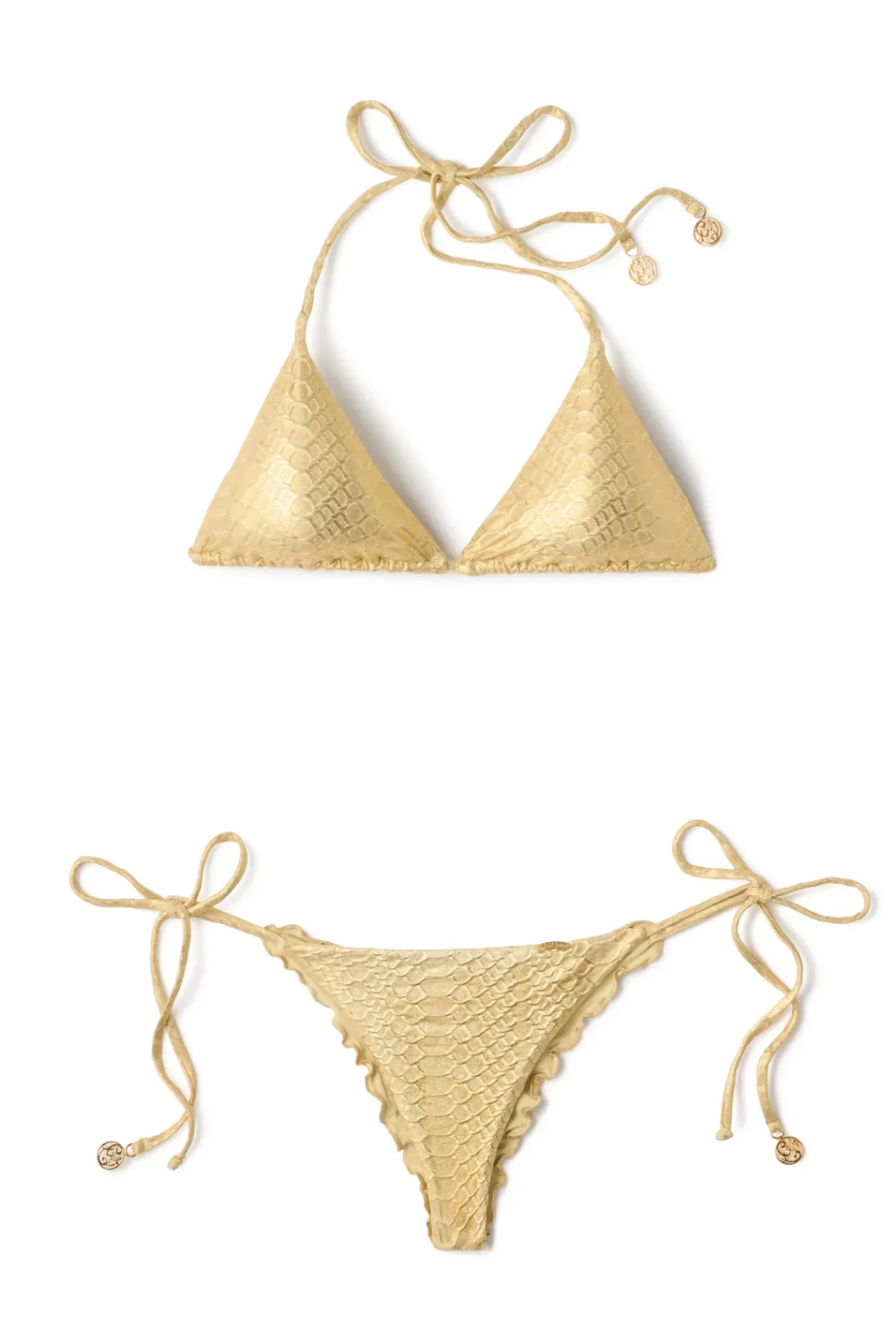 Luli Fama High Leg|Tie Side-Medusa Brazilian Tie Side Bikini Bottom