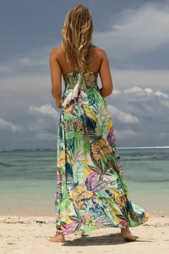 Miss June Sundresses-Mencia Crochet Maxi Dress