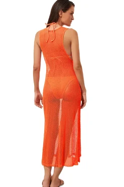 Vix Swimwear Sundresses-Mesh Midi Dress