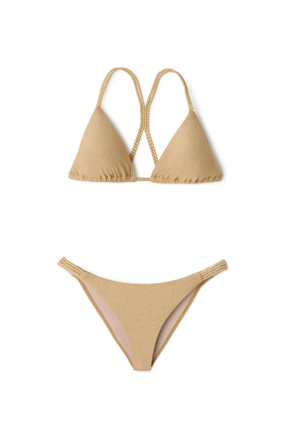 PQ Swim Brazilian / Cheeky|Bikinis-Metallic Brazilian Bikini Bottom