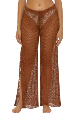 Becca by Rebecca Virtue Bottoms-Metallic Crochet Pants