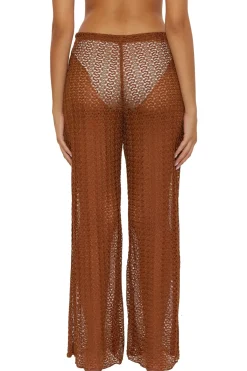Becca by Rebecca Virtue Bottoms-Metallic Crochet Pants