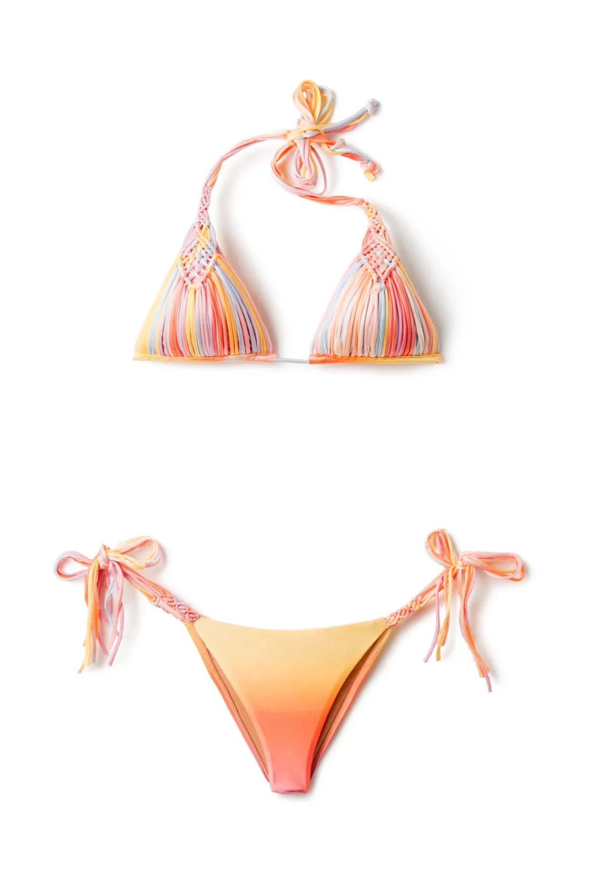 PQ Swim Tie Side|Hipster-Mila Tie Side Brazilian Bikini Bottom