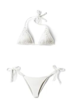 PQ Swim High Leg|Brazilian / Cheeky-Mila Tie Side Brazilian Bikini Bottom